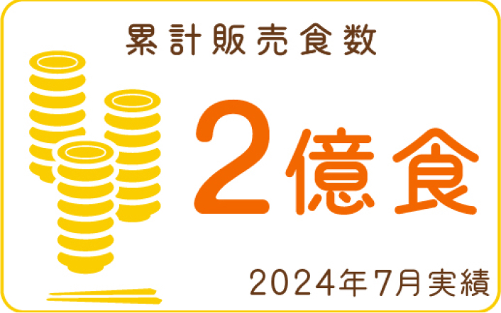累計販売食数