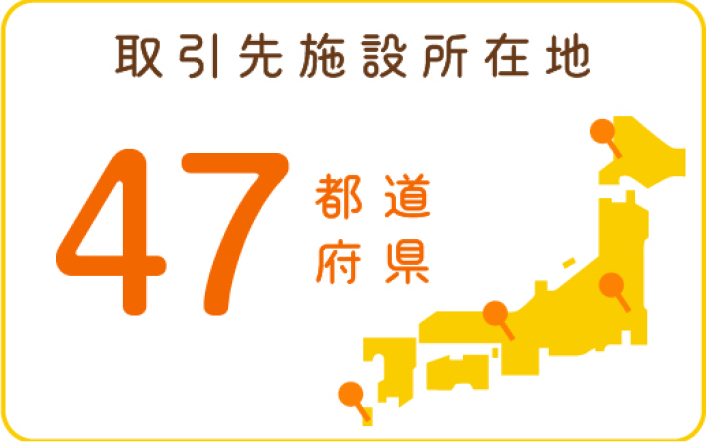 取引先施設所在地